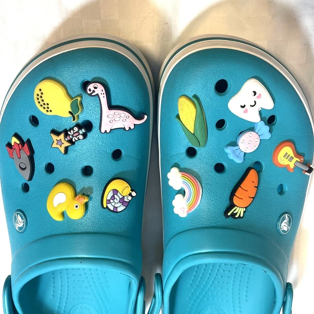 Crocs‎ Digital Aqua Teal Blue Clogs Mens 10 Womens 12
